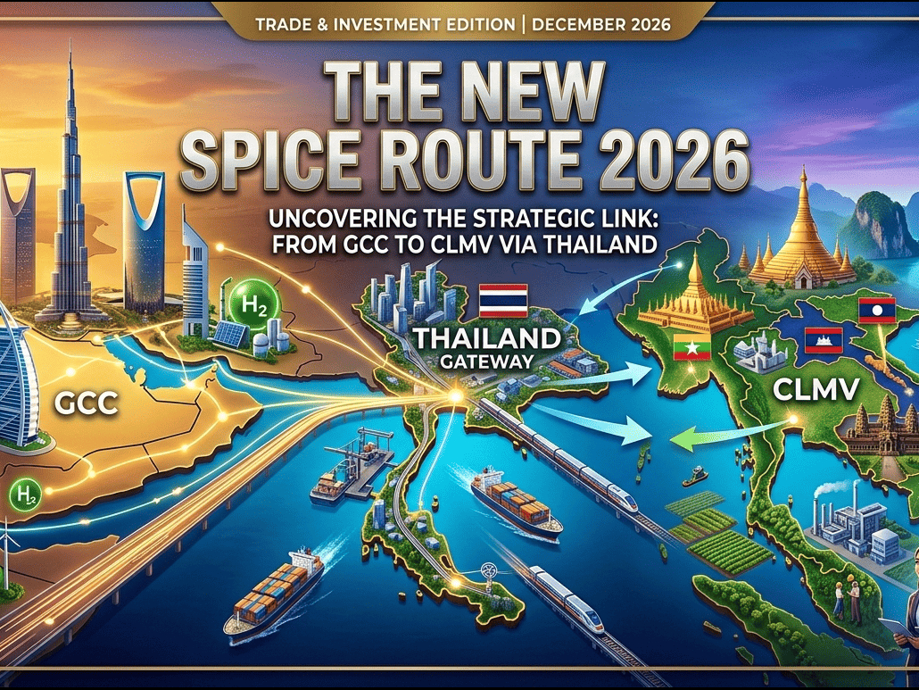 The New Spice Route 2026: ยุทธศาสตร์ไทยเชื่อมโยงทุนอาหรับสู่ลุ่มน้ำโขง ...