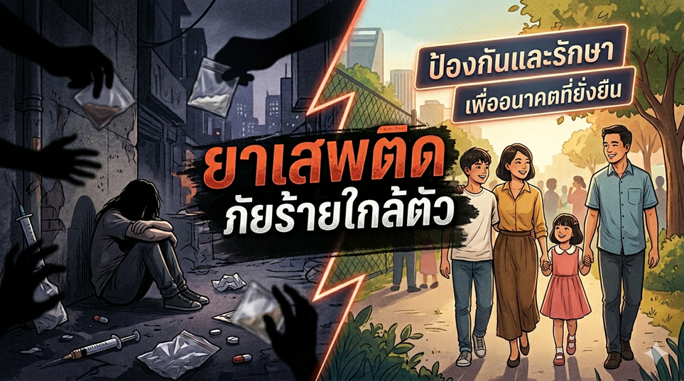ยาเสพติด: ภัยร้ายใกล้ตัวที่ทำลายชีวิตโดยไม่รู้ตัว